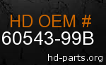hd 60543-99B genuine part number