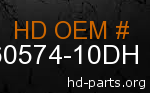 hd 60574-10DH genuine part number