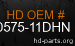 hd 60575-11DHN genuine part number