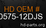 hd 60575-12DJS genuine part number