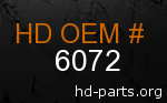 hd 6072 genuine part number