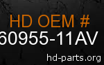 hd 60955-11AV genuine part number