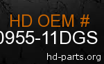 hd 60955-11DGS genuine part number