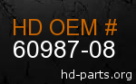 hd 60987-08 genuine part number