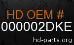 hd 61000002DKE genuine part number
