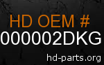 hd 61000002DKG genuine part number