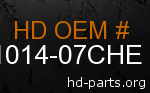hd 61014-07CHE genuine part number