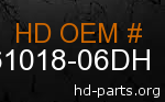 hd 61018-06DH genuine part number