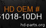 hd 61018-10DH genuine part number