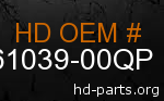 hd 61039-00QP genuine part number