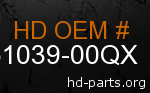 hd 61039-00QX genuine part number