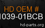 hd 61039-01BCB genuine part number