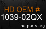 hd 61039-02QX genuine part number