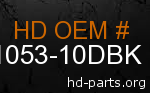 hd 61053-10DBK genuine part number