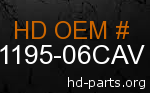 hd 61195-06CAV genuine part number