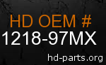 hd 61218-97MX genuine part number