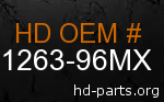 hd 61263-96MX genuine part number