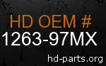 hd 61263-97MX genuine part number