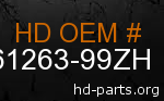 hd&nbsp61263-99ZH genuine part number