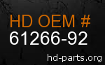 hd 61266-92 genuine part number