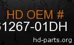hd 61267-01DH genuine part number