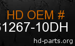 hd 61267-10DH genuine part number