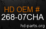 hd 61268-07CHA genuine part number
