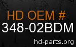 hd 61348-02BDM genuine part number