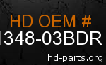 hd 61348-03BDR genuine part number
