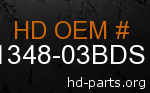 hd 61348-03BDS genuine part number