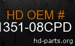 hd 61351-08CPD genuine part number