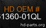 hd 61360-01QL genuine part number