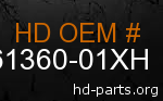 hd 61360-01XH genuine part number