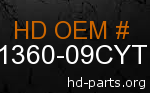 hd 61360-09CYT genuine part number