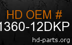 hd 61360-12DKP genuine part number