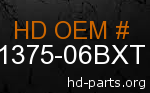 hd 61375-06BXT genuine part number