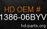 hd 61386-06BYV genuine part number