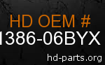 hd 61386-06BYX genuine part number
