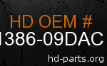 hd 61386-09DAC genuine part number