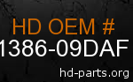 hd 61386-09DAF genuine part number