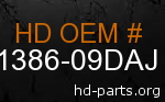 hd 61386-09DAJ genuine part number