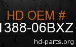 hd 61388-06BXZ genuine part number