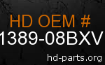 hd 61389-08BXV genuine part number