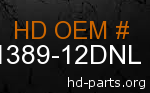 hd 61389-12DNL genuine part number