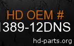 hd 61389-12DNS genuine part number