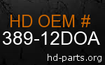 hd 61389-12DOA genuine part number