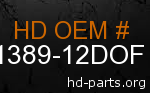 hd 61389-12DOF genuine part number