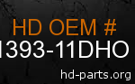 hd 61393-11DHO genuine part number