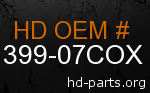 hd 61399-07COX genuine part number