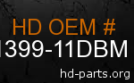 hd 61399-11DBM genuine part number